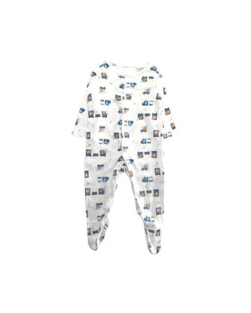 A Multicolour Onesies from Mothercare in size 6-12M for boy. (Front View)