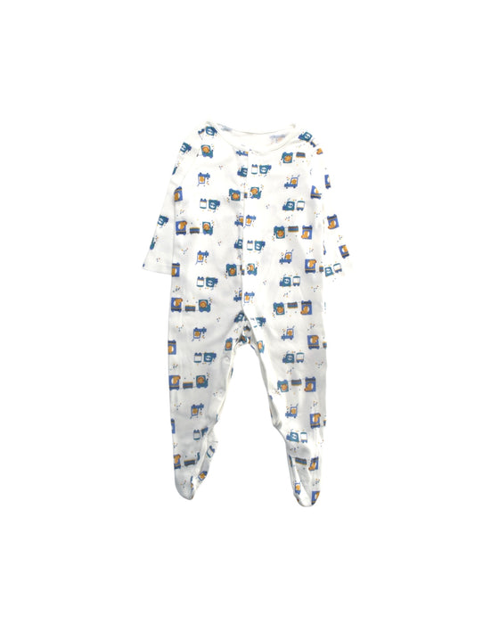 A Multicolour Onesies from Mothercare in size 6-12M for boy. (Front View)