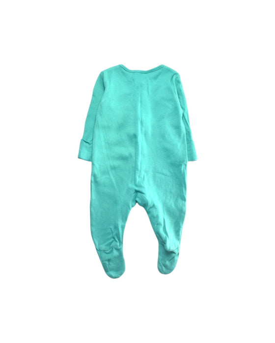 A Teal Onesies from Mothercare in size 0-3M for boy. (Back View)