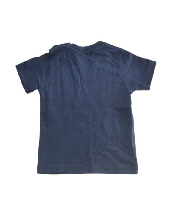 A Navy Short Sleeve T Shirts from Mothercare in size 6-12M for boy. (Back View)