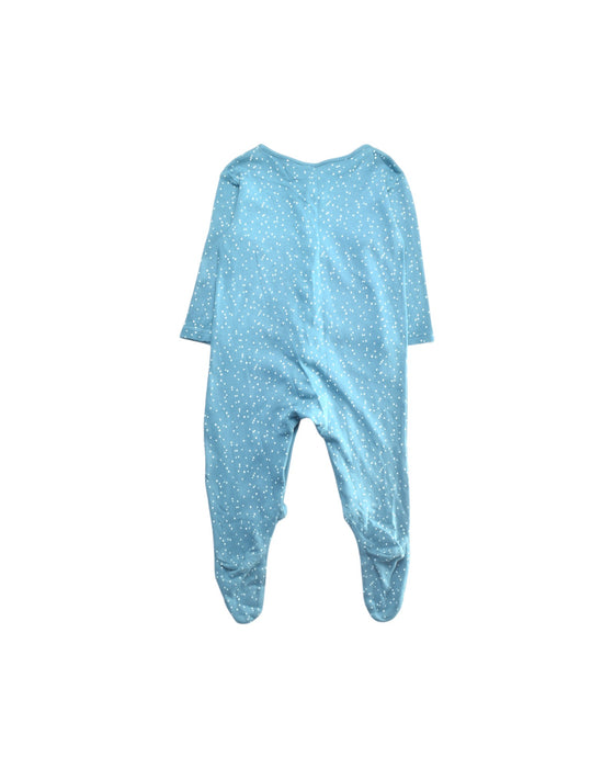 A Blue Jumpsuits from Mothercare in size 6-12M for boy. (Back View)