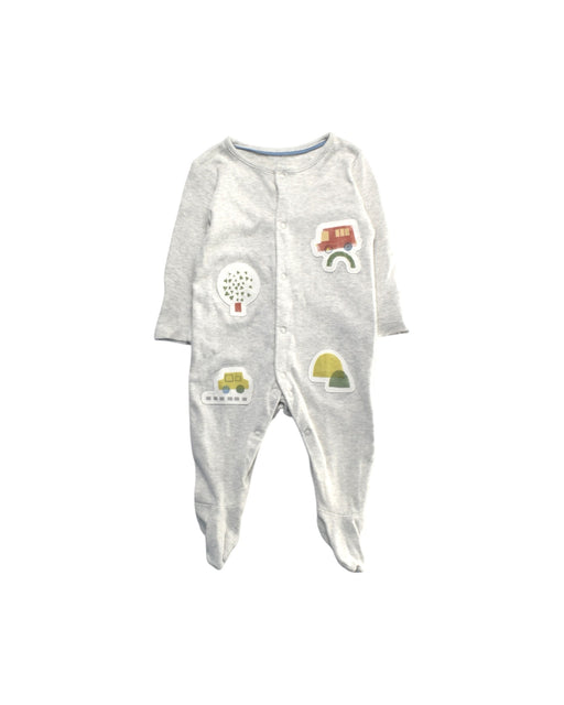 A Yellow Onesies from Mothercare in size 3-6M for boy. (Front View)