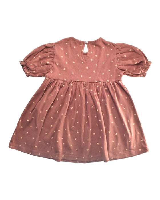 A Brown Short Sleeve Dresses from Jamie Kay in size 4T for girl. (Back View)
