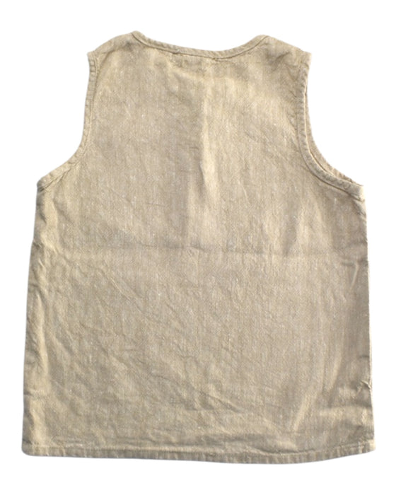 A Beige Sleeveless Shirts from Jamie Kay in size 4T for girl. (Back View)