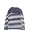 A Navy Long Sleeve Tops from Petit Bateau in size 5T for boy. (Back View)