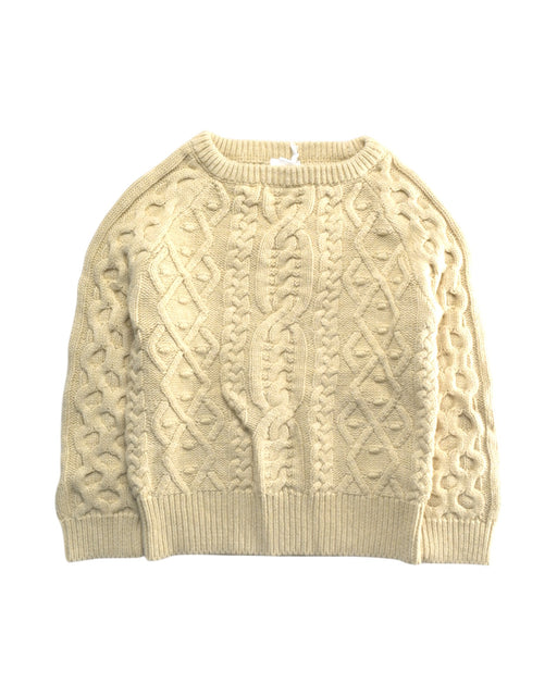 A Beige Knit Sweaters from Jamie Kay in size 3T for boy. (Front View)