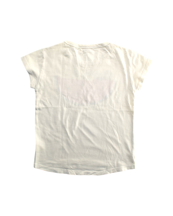 A White Short Sleeve T Shirts from Bobo Choses in size 4T for boy. (Back View)