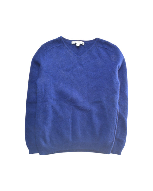 A Blue Knit Sweaters from Bonpoint in size 6T for boy. (Front View)