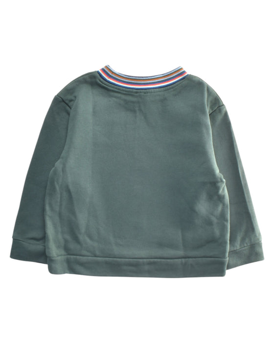 A Green Crewneck Sweatshirts from COS in size 3T for boy. (Back View)