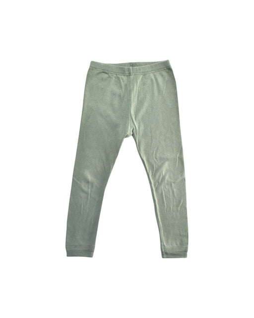 A Green Leggings from Petit Bateau in size 3T for boy. (Front View)