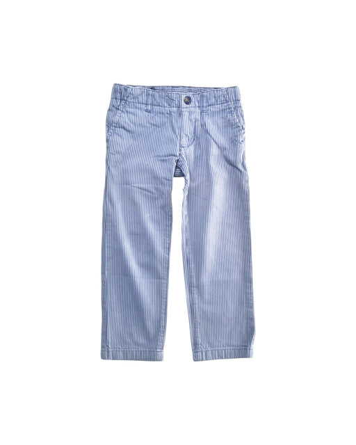 A Blue Casual Pants from Petit Bateau in size 3T for boy. (Front View)