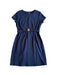 A Navy Short Sleeve Dresses from Seraphine in size Maternity-L for maternity. (Front View)