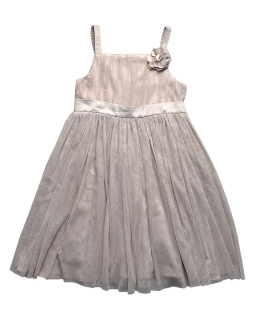 A Ivory Sleeveless Dresses from Origami in size 6T for girl. (Front View)