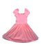 A Pink Short Sleeve Dresses from Seed in size 9Y for girl. (Front View)