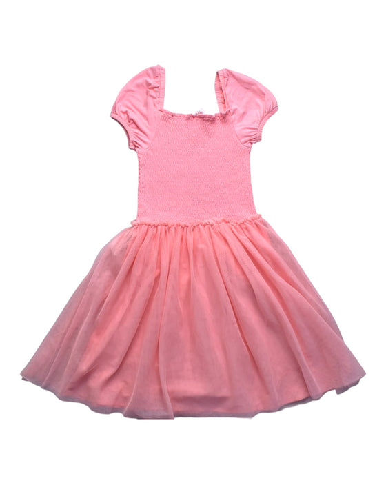 A Pink Short Sleeve Dresses from Seed in size 9Y for girl. (Back View)