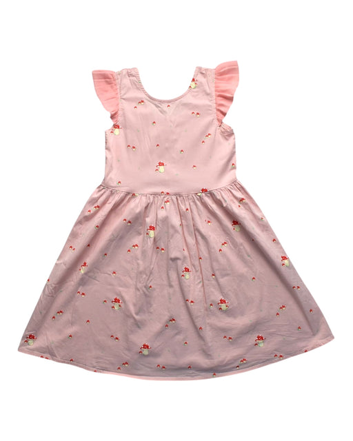 A Pink Sleeveless Dresses from Elly in size 10Y for girl. (Front View)