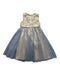 A Multicolour Sleeveless Dresses from Monsoon in size 7Y for girl. (Back View)