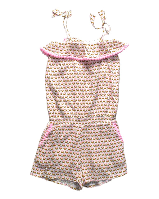 A Multicolour Sleeveless Rompers from Seed in size 8Y for girl. (Front View)