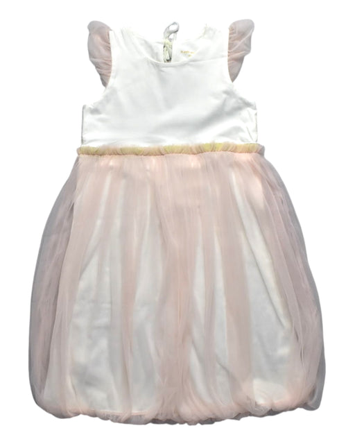 A White Sleeveless Dresses from Le Petit Society in size 10Y for girl. (Front View)