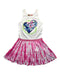 A Multicolour Sleeveless Dresses from Desigual in size 13Y for girl. (Front View)