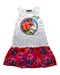 A Multicolour Sleeveless Dresses from Desigual in size 9Y for girl. (Front View)