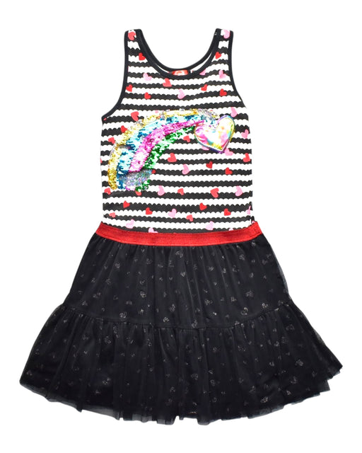 A Multicolour Sleeveless Dresses from Desigual in size 11Y for girl. (Front View)