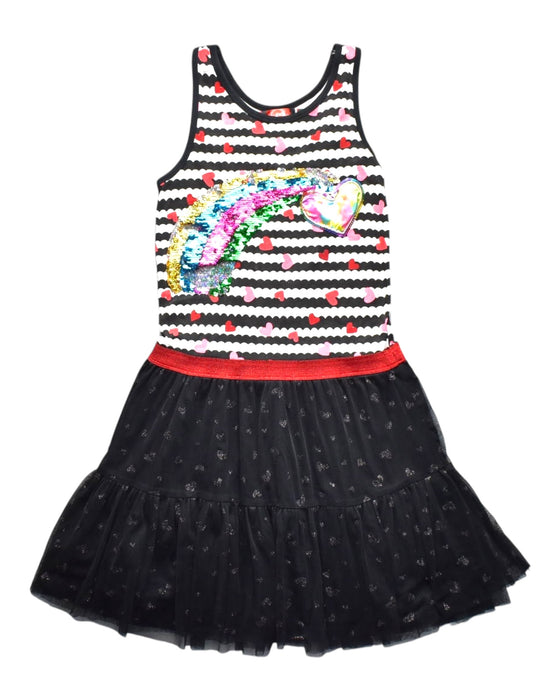 A Multicolour Sleeveless Dresses from Desigual in size 11Y for girl. (Front View)
