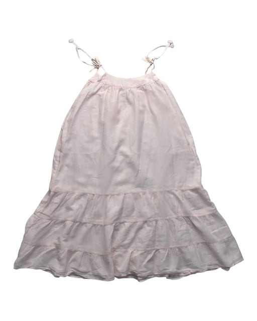 A Ivory Sleeveless Dresses from Chateau de Sable in size 10Y for girl. (Front View)