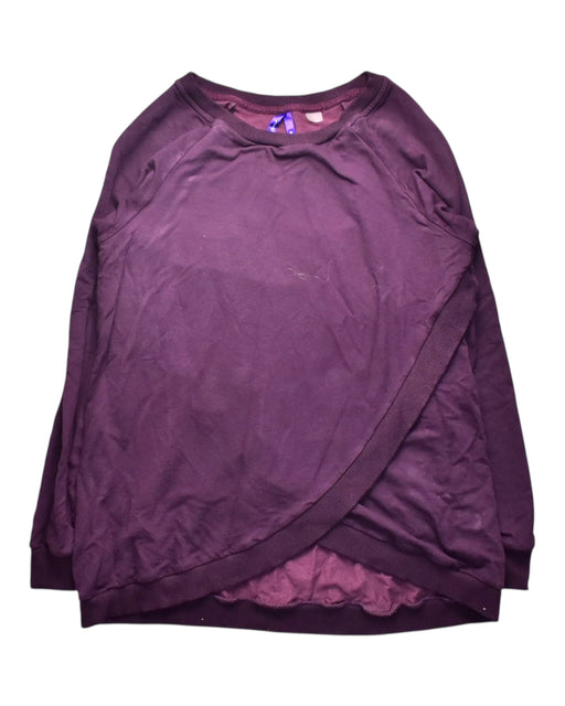 A purple Long Sleeve Tops from Seraphine in size Maternity-M for girl. (Front View)