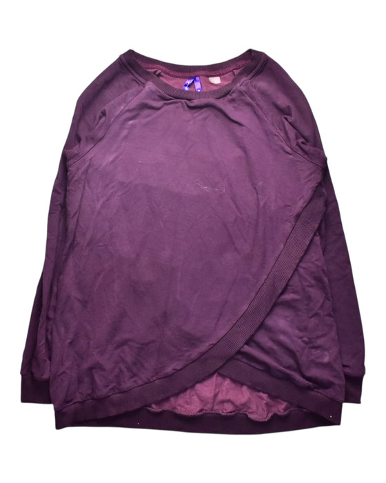 A purple Long Sleeve Tops from Seraphine in size Maternity-M for girl. (Front View)