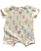 A Multicolour Short Sleeve Rompers from Purebaby in size 0-3M for boy. (Back View)