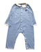 A Blue Onesies from Petit Bateau in size 12-18M for boy. (Front View)