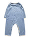 A Blue Onesies from Petit Bateau in size 12-18M for boy. (Back View)