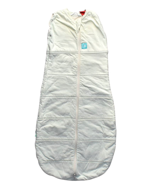 A White Sleepsacs from ErgoCocoon in size 6-12M for girl. (Front View)