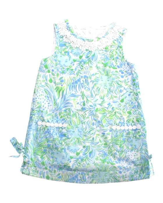 A Multicolour Sleeveless Dresses from Lilly Pulitzer in size 3T for girl. (Front View)