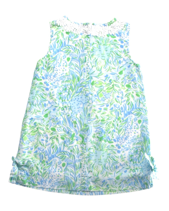 A Multicolour Sleeveless Dresses from Lilly Pulitzer in size 3T for girl. (Back View)