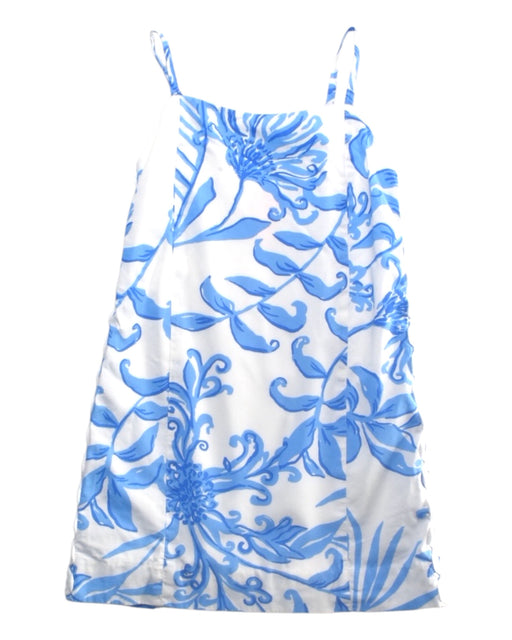 A White Sleeveless Dresses from Lilly Pulitzer in size 3T for girl. (Front View)