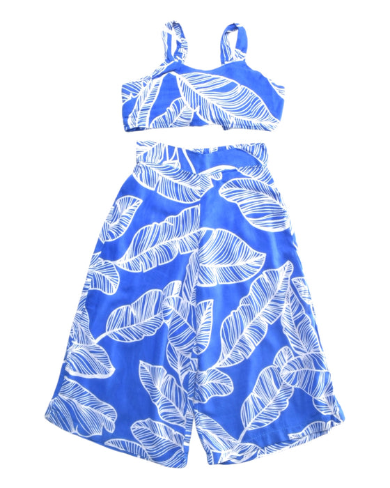 A Blue Shorts Sets from Indigo Kids in size 2T for girl. (Front View)