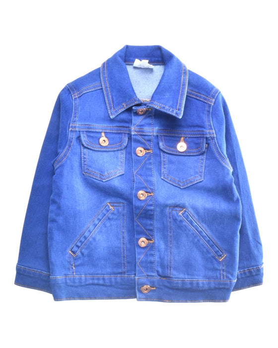 A Blue Lightweight Jackets from Seed in size 3T for boy. (Front View)