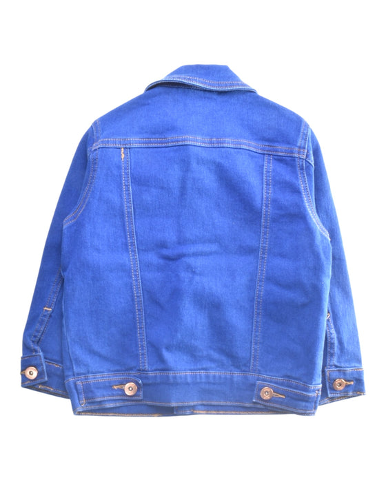 A Blue Lightweight Jackets from Seed in size 3T for boy. (Back View)
