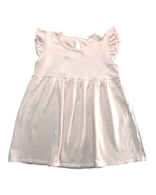 A White Short Sleeve Dresses from Jamie Kay in size 7Y for girl. (Front View)