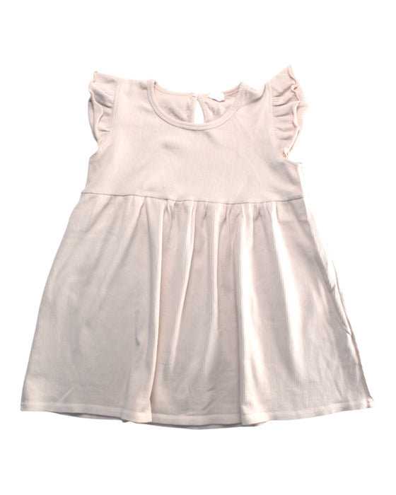 A White Short Sleeve Dresses from Jamie Kay in size 7Y for girl. (Front View)