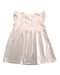 A White Short Sleeve Dresses from Jamie Kay in size 7Y for girl. (Front View)