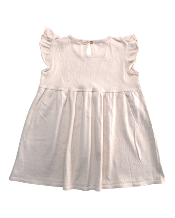 A White Short Sleeve Dresses from Jamie Kay in size 7Y for girl. (Back View)