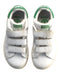 A White Sneakers from Adidas in size 5T for boy. (Back View)
