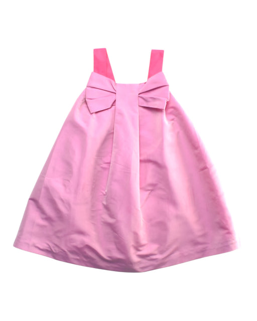 A Pink Sleeveless Dresses from Jacadi in size 4T for girl. (Front View)