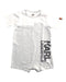 A White Short Sleeve Rompers from Karl Lagerfeld in size 6-12M for boy. (Front View)