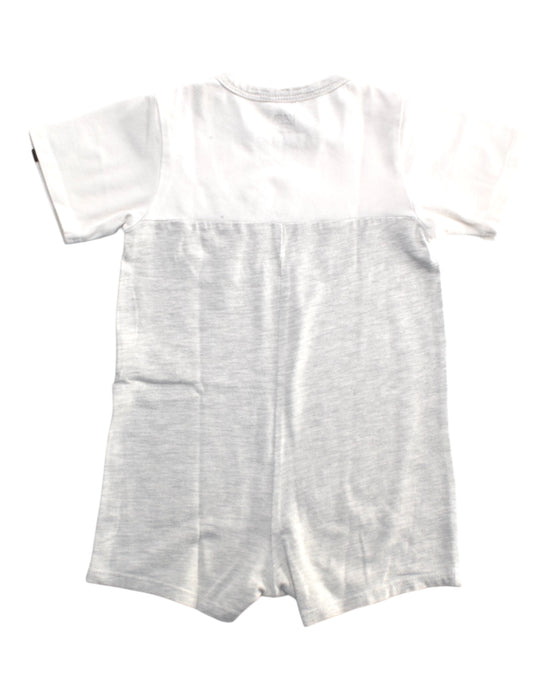 A White Short Sleeve Rompers from Karl Lagerfeld in size 6-12M for boy. (Back View)
