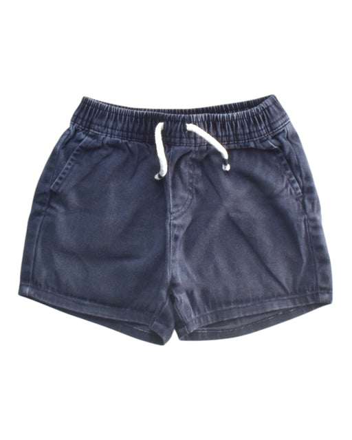 A Navy Shorts from Seed in size 6-12M for boy. (Front View)