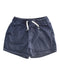 A Navy Shorts from Seed in size 6-12M for boy. (Front View)